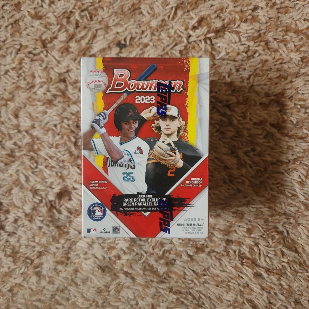 Topps Bowman 2023 Baseball Blaster Box MLB Retail Exclusive 72 Cards